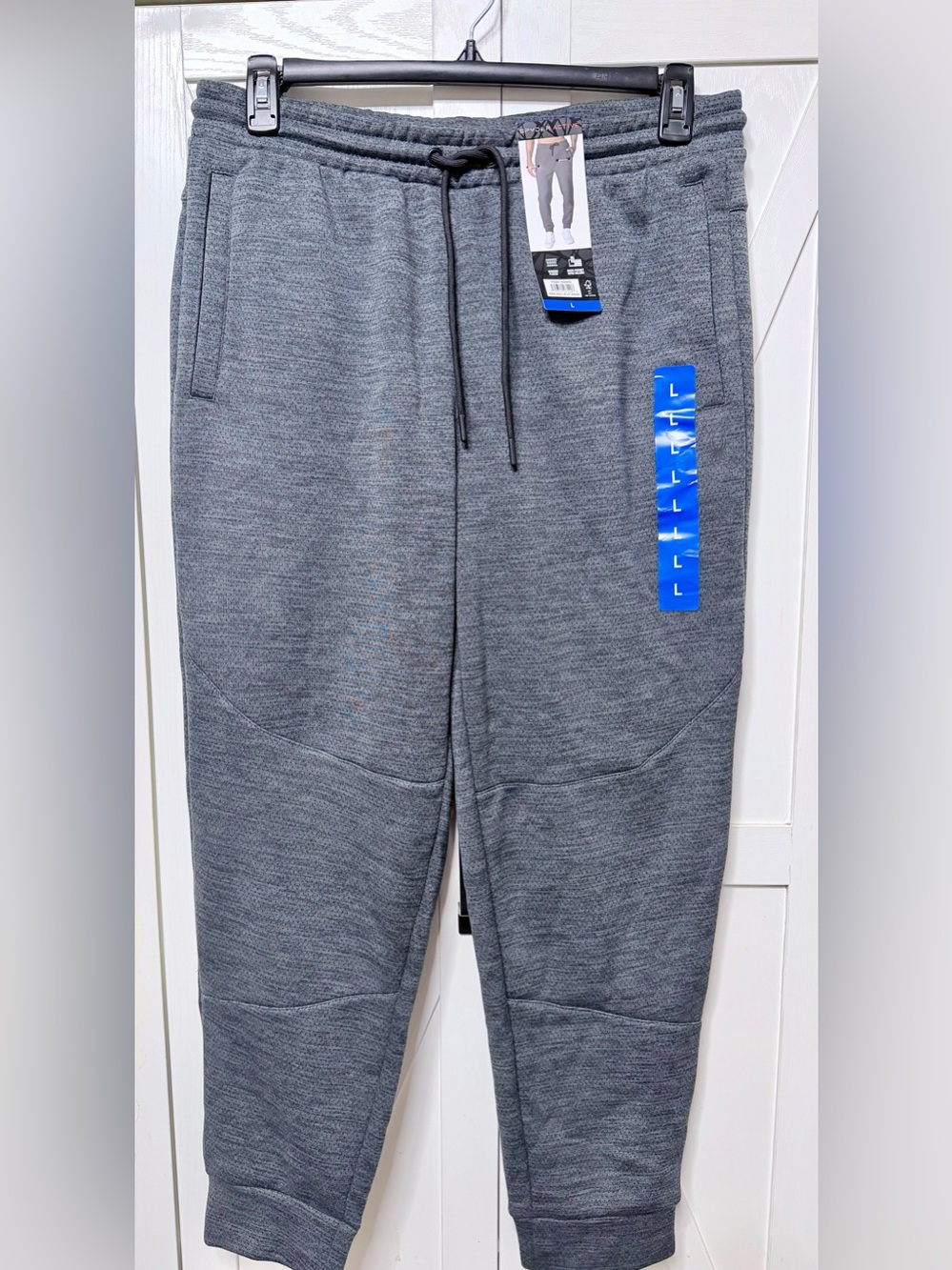 NWT Spyder Active Men's Fleece Jogger Sweatpants — Gray Size Large